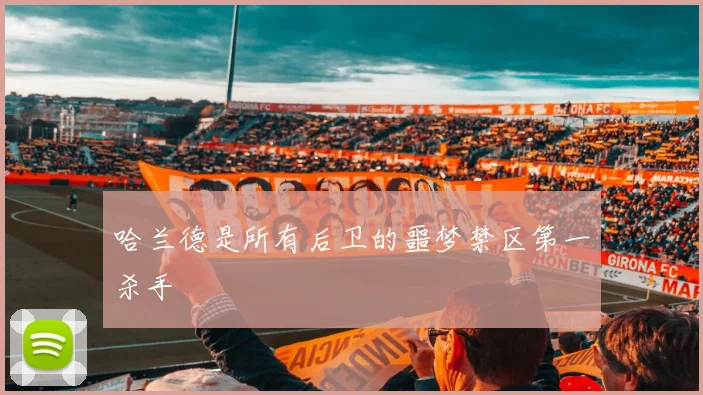 哈兰德是所有后卫的噩梦禁区第一杀手